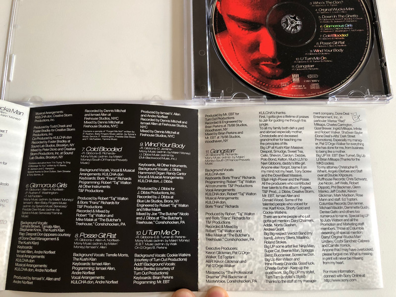 Kulcha Don – Original Wucka Man / Columbia Audio CD 1997 / 487194 2