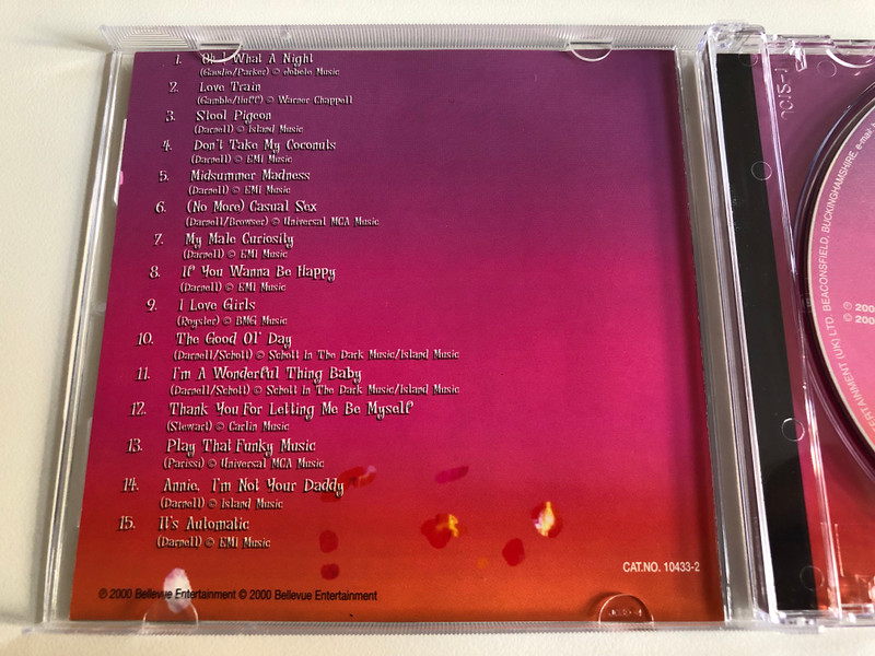 Kid Creole & The Coconuts – Live And More / Including: Stool Pigeon, Don't Take My Coconuts, Annie, I'm Not Your Daddy, Love Train / A Play Collection Audio CD 2000 / 10433-2