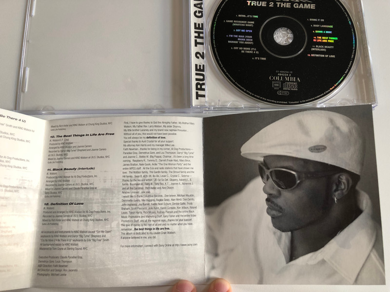 Kino Watson – True 2 The Game / Columbia Audio CD 1996 / 484234 2