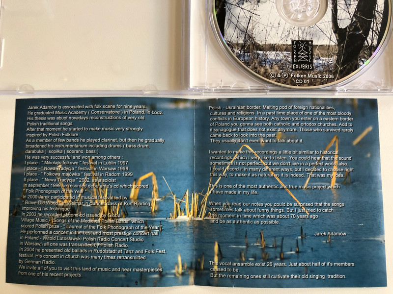 Jarek Adamow and Traditional Polish Vocal Ansamble ''Sami Swoi'' / ''Expedition to the lost world, part I - ''Winter'' / Folken Music Audio CD 2006 / CD 01