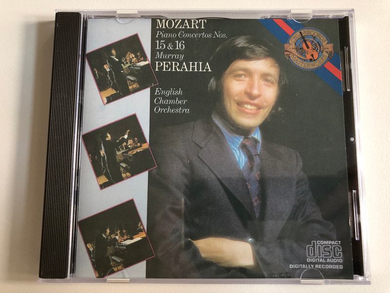 Mozart: Piano Concertos Nos. 15 & 16 - Murray Perahia / English Chamber Orchestra / CBS Masterworks Audio CD 1983 Stereo / MK 37824