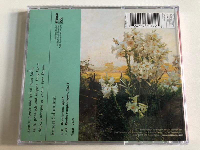 Schumann: Kreisleriana, Etudes Symphoniques / Tzimon Barto / Red Line / EMI Classics Audio CD 1999 Stereo / 724357327725