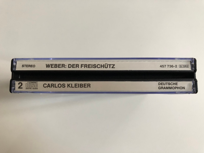 Der Freischütz / Carl Maria von Weber, Gundula Janowitz, Edith Mathis, Peter Schreier, Theo Adam, Staatskapelle Dresden, Carlos Kleiber / Deutsche Grammophon 2x Audio CD Stereo / 457 736-2