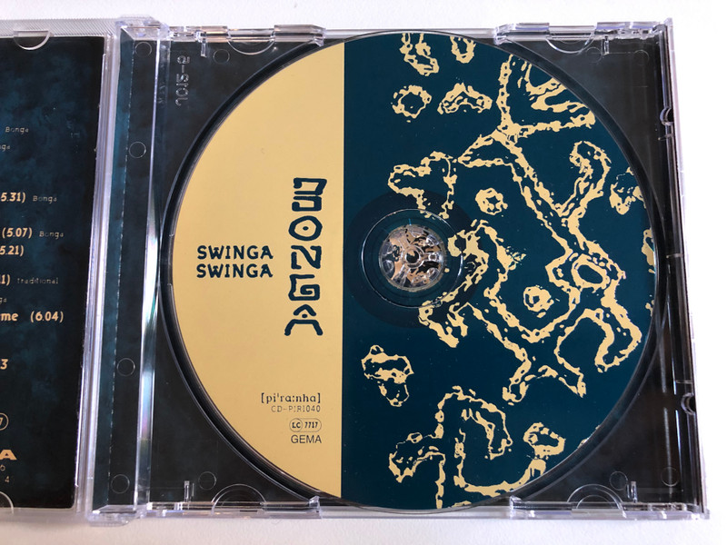 Bonga – Swinga Swinga / The Voice of Angola 102% Live / Piranha Audio CD 1996 / CD-PIR 1040