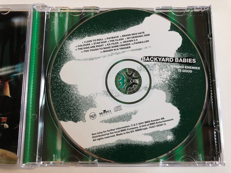 Backyard Babies – Making Enemies Is Good / RCA Audio CD 2001 / 74321 85561 2
