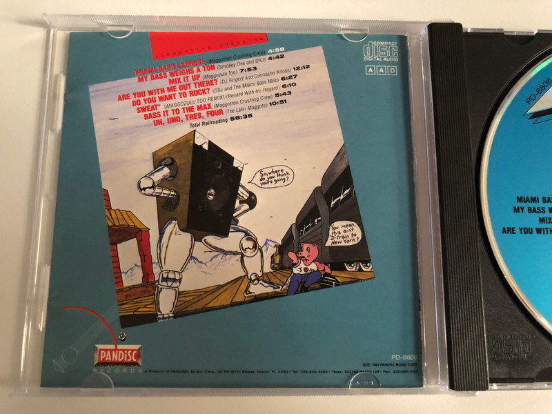 The Miami Bass Express / Pandisc Audio CD 1989 / PD-8806