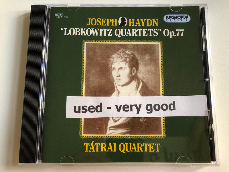 Joseph Haydn - "Lobkowitz Quartets" Op. 77 - Tátrai Quartet / Hungaroton Classic Audio CD 1994 Stereo / HCD 11776