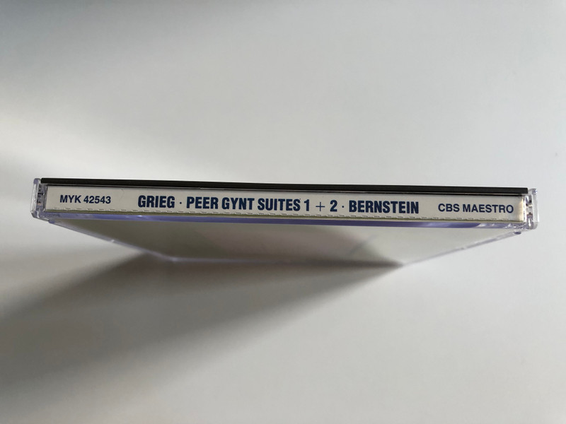 Grieg: Peer Gynt Suites No. 1 & 2, Sibelius: Valse Triste, Finlandia, The Swan Of Tuonela / New York Philharmonic, Leonard Bernstein / Maestro / CBS Masterworks Audio CD 1987 / MYK 42543