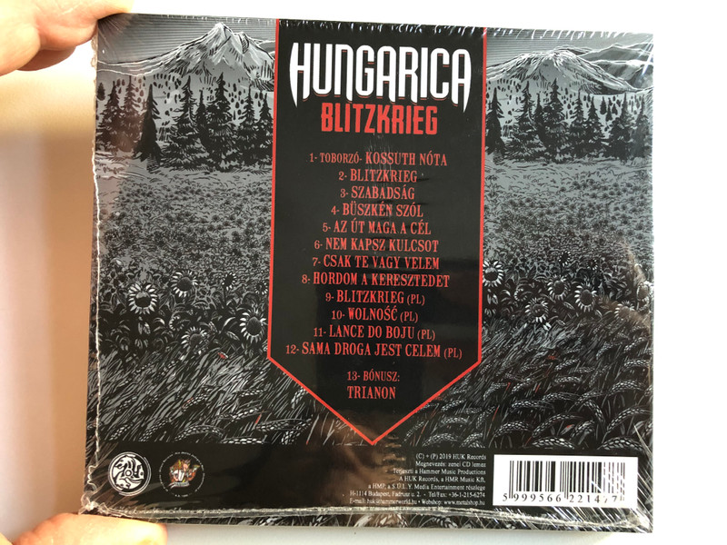 Hungarica – Blitzkrieg / Hadak Útja Kiadó Audio CD 2019 / HUKCD 058