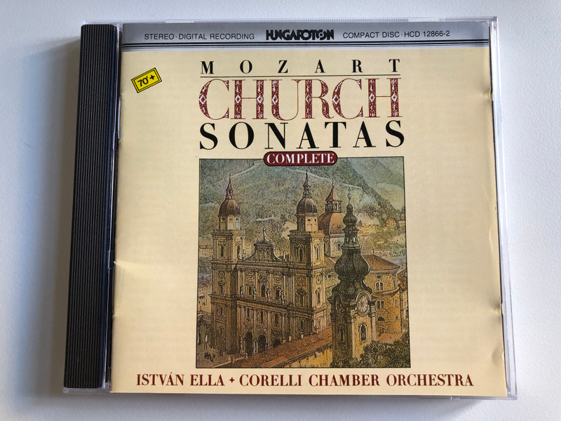 Mozart - Church Sonatas Complete / István Ella, Corelli Chamber Orchestra / Hungaroton Audio CD 1987 Stereo / HCD 12866-2