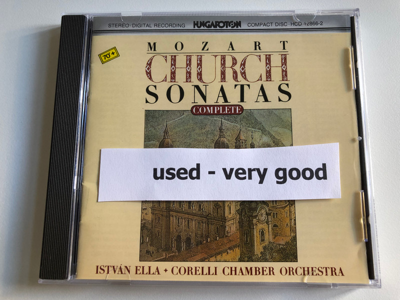 Mozart - Church Sonatas Complete / István Ella, Corelli Chamber Orchestra / Hungaroton Audio CD 1987 Stereo / HCD 12866-2