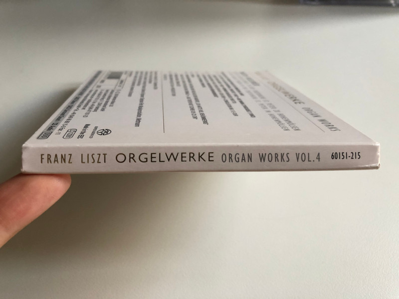 Franz Liszt - Orgelwerke = Organ Works 4 / Martin Haselbock An Der Ladegast-Orgel In Der Stadtkirche St. Peter Zu Hohenmolsen / Membran Music Audio CD 2005 / 60151-215