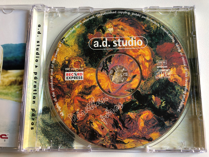 A.D. Studio – Páratlan Páros / Record Express Audio CD 1999 / REC 255117-2