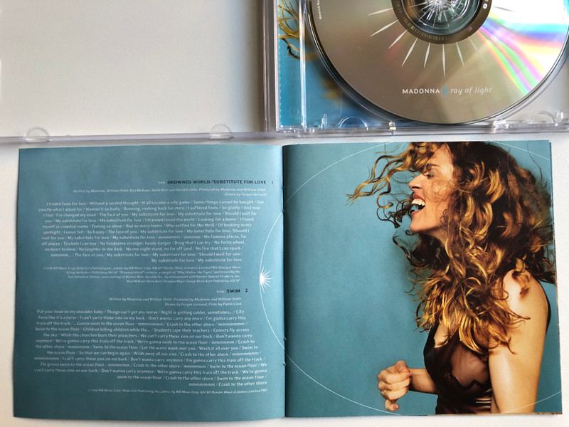 Madonna – Ray Of Light / Maverick Audio CD 1998 / 9362-46847-2