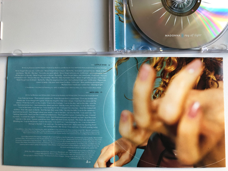 Madonna – Ray Of Light / Maverick Audio CD 1998 / 9362-46847-2