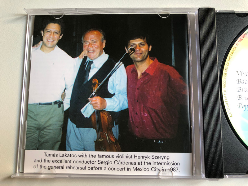 Berühmte Cellowerke = Famous Cello Works - Vivaldi, Bach, Brahms, Bruch, Popper / Tamás Lakatos - cello, Klára Körmendi - piano / Audio CD 2000 / 130452