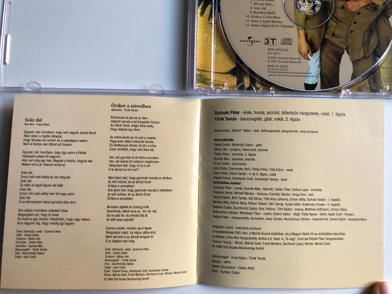 Bon Bon – Irány A Légió! / 3T Audio CD 2001 / 014 363-2