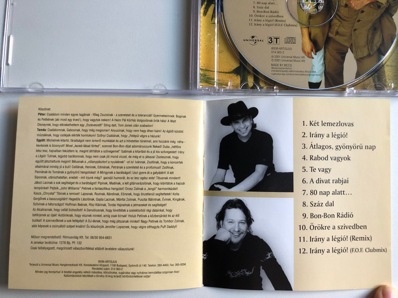 Bon Bon – Irány A Légió! / 3T Audio CD 2001 / 014 363-2