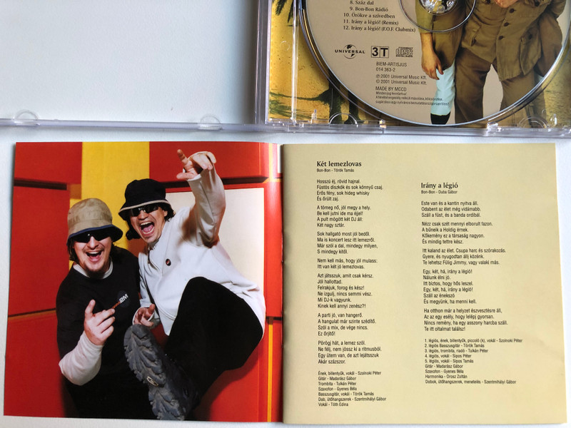 Bon Bon – Irány A Légió! / 3T Audio CD 2001 / 014 363-2