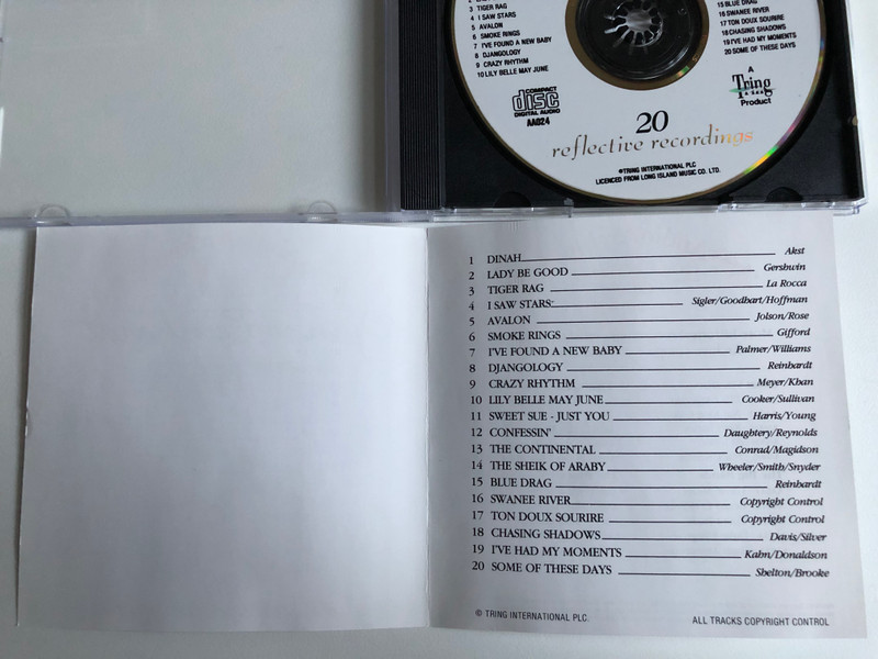Django Reinhardt – 20 Reflective Recordings / Audio Archive Collectors Edition, That's Jazz / Audio Archive Audio CD / AA024