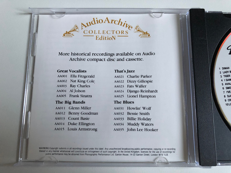 Django Reinhardt – 20 Reflective Recordings / Audio Archive Collectors Edition, That's Jazz / Audio Archive Audio CD / AA024