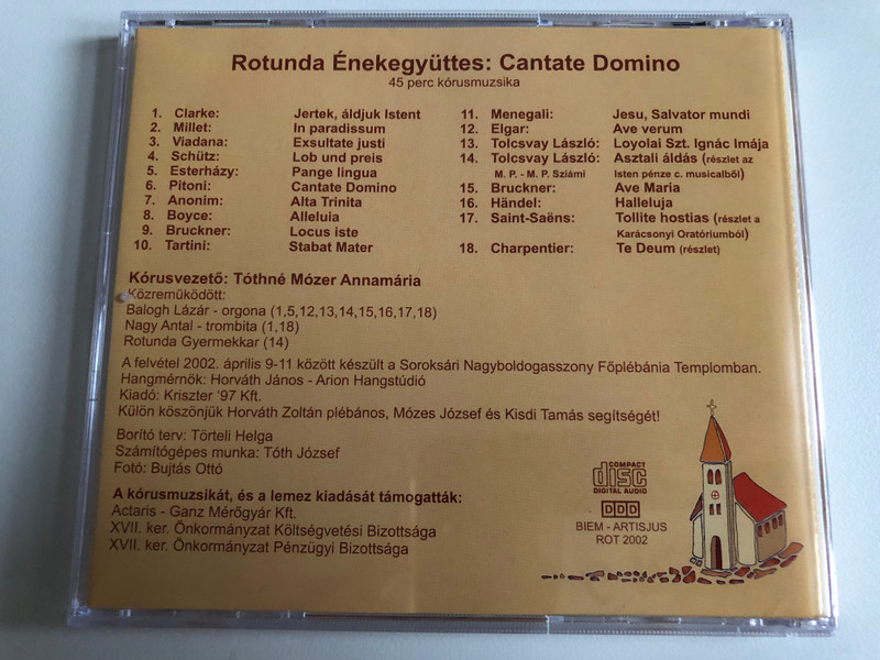 Rotunda - Cantate Domino / Audio CD 2002 / ROT 2002