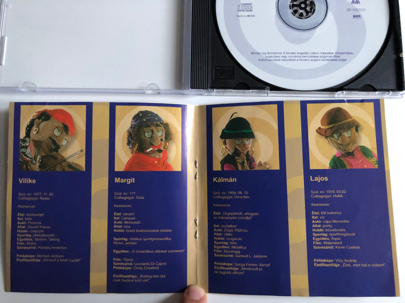 Füstifecskék (XXXVII. Garga Ferenc Jozsef Presents) – Minden út Romába vezet / Vilike, Margit. Kalman, Lajos / Universal Music Audio CD 2001 / 014 581-2