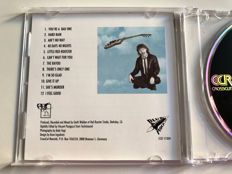 Garth Webber – Get A Grip On The Blues / Crosscut Records Audio CD 1991 / CCD 11034