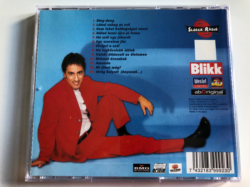 Ding-Dong - Csonka András / BMG Ariola Hungary Audio CD 2001 / 74321 839992