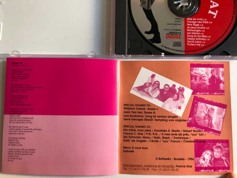 Isabelle Perusat – New Rage / Circonstance Audio CD 1994 / 2101207
