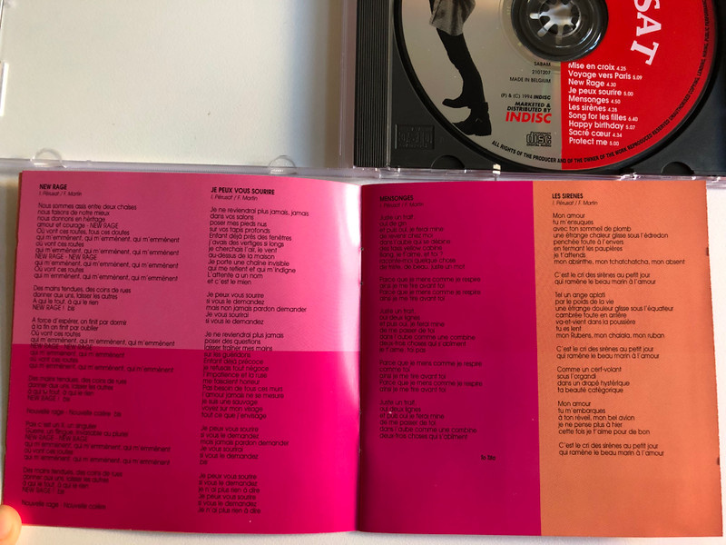 Isabelle Perusat – New Rage / Circonstance Audio CD 1994 / 2101207
