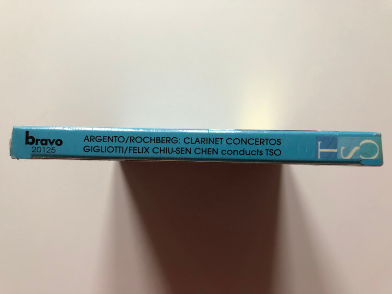 Argento - Capriccio for Clarinet and Orchestra ''Rossini in Paris'' - World Premiere Recording / Rochberg - Concerto for Clarinet and Orchestra - World Premiere Recording, Dedicated to Anthony Gigliotti / Bravo Audio CD 2001 / 20125