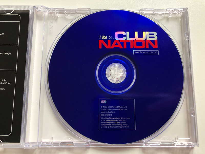 This Is... Club Nation / Sash, Rosie Gaines, Chicane, Sneaker Pimps, Strike, The Course, Basement Jaxx, Robin S., Apollo 440, Ca$ino, Smoke City, Amen, Armand Van Helden, Up Yer Ronson... / Beechwood Music 3x Audio CD, Box Set / BEBOXCD13