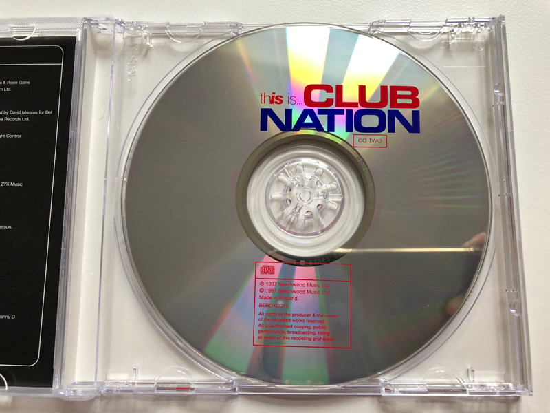 This Is... Club Nation / Sash, Rosie Gaines, Chicane, Sneaker Pimps, Strike, The Course, Basement Jaxx, Robin S., Apollo 440, Ca$ino, Smoke City, Amen, Armand Van Helden, Up Yer Ronson... / Beechwood Music 3x Audio CD, Box Set / BEBOXCD13