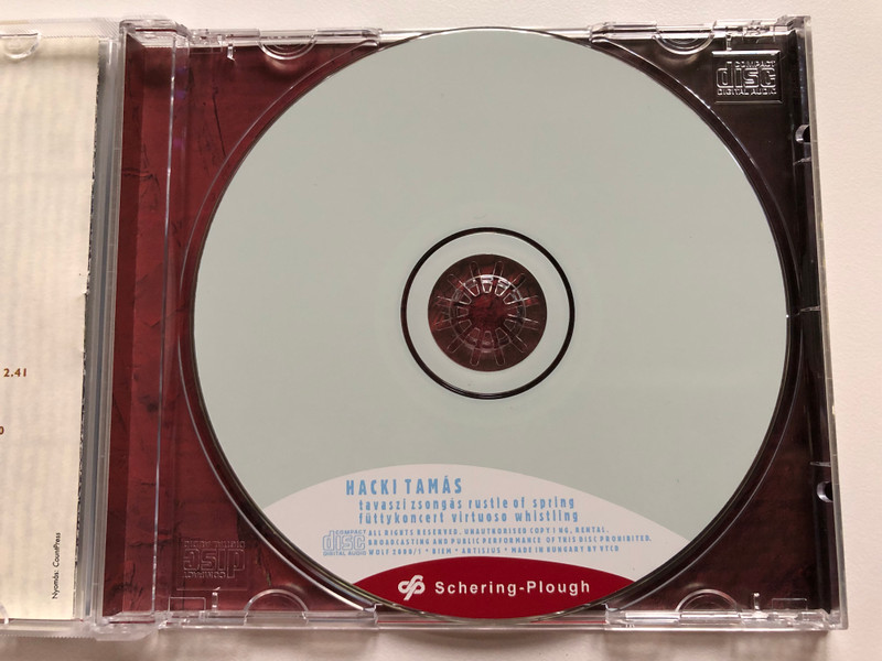 Hacki Tamás – Tavaszi Zsongás Füttykoncert Rustle Of Spring Virtuoso Whistling / Wolf Audio CD 2001 / wolf2001/1