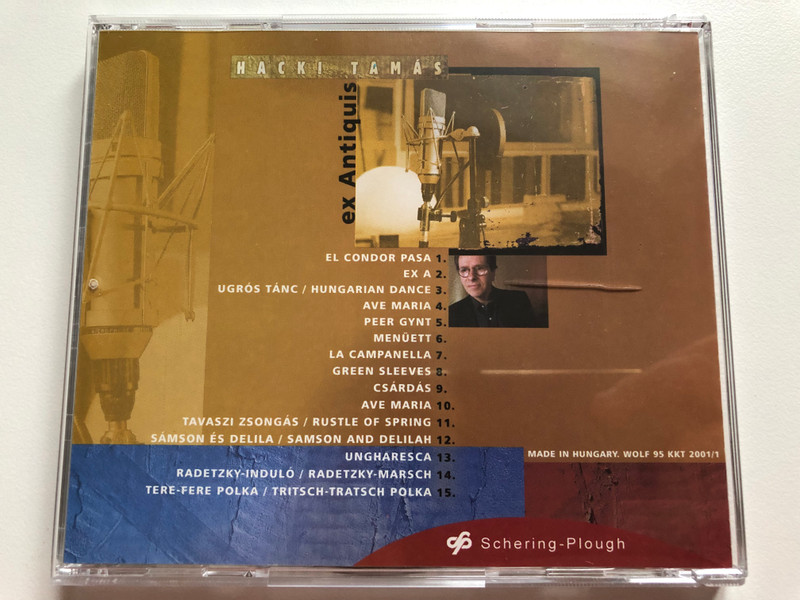 Hacki Tamás – Tavaszi Zsongás Füttykoncert Rustle Of Spring Virtuoso Whistling / Wolf Audio CD 2001 / wolf2001/1