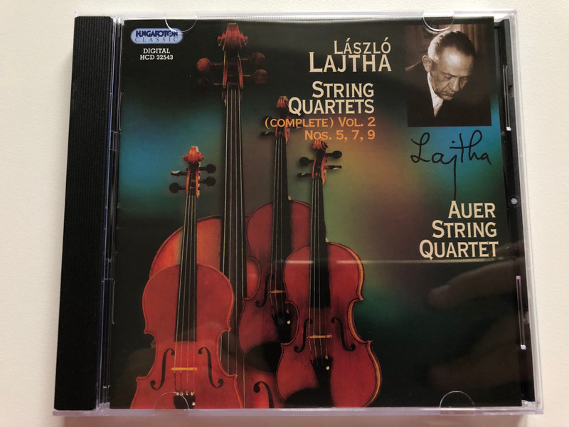 Laszlo Lajtha - String Quartets (complete) Vol. 2 Nos. 5, 7, 9 / Auer String Quartet / Hungaroton Classic Audio CD 2007 Stereo / HCD 32543