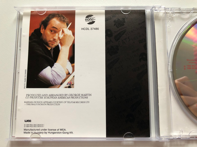 José Carreras – José Carreras Sings Andrew Lloyd Webber / Gong Audio CD 1989 / HCDL 37486