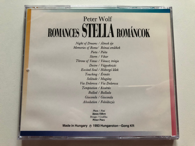 Stella – Romances - Románcok / Mega Audio CD 1993 / HCD 37714