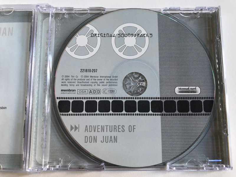 Adventures of Don Juan - Composed and Conducted by Max Steiner / Μουσική Ακτή Audio CD 2004 / 221810-207