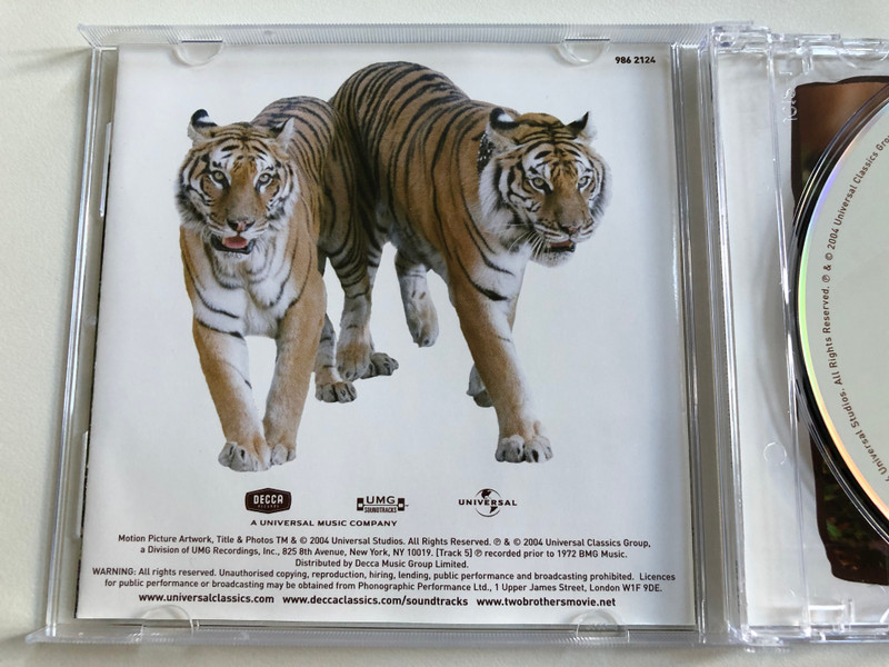 Two Brothers (Original Motion Picture Soundtrack) - Music by Stephen Warbeck / Decca Audio CD 2004 / 986 2124
