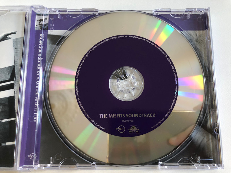 The Misfits (Original MGM Motion Picture Soundtrack) - Composed and Conducted by Alex North / Rykodisc Audio CD 1998 / RCD 10735