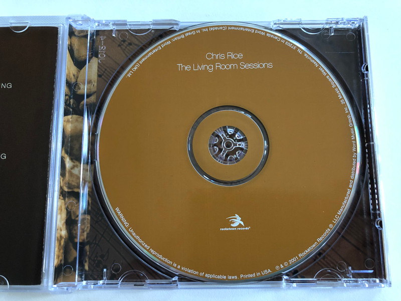 Chris Rice - The Living Room Sessions / Rocketown Records Audio CD 2001 / 080688611521