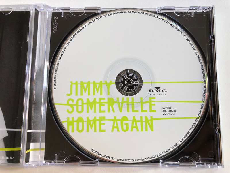 Jimmy Somerville – Home Again / BMG Berlin Musik Audio CD 2004 / 82876656222