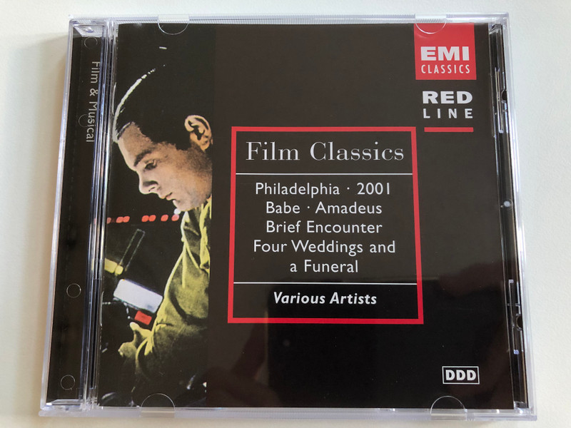 Film Classics / Philadelphia, 2001, Babe, Amadeus, Brief Encounter, Four Weddings And A Funeral / Various Artists / Red Line / EMI Classics Audio CD 1997 Stereo / 724357211529