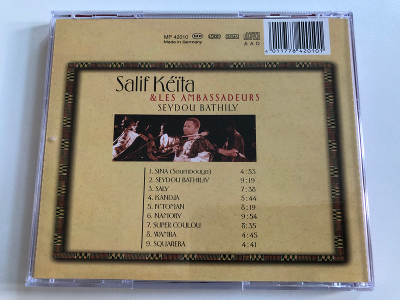 Salif Keita & Les Ambassadeurs – Seydou Bathily / Masterplan Audio CD / MP42010