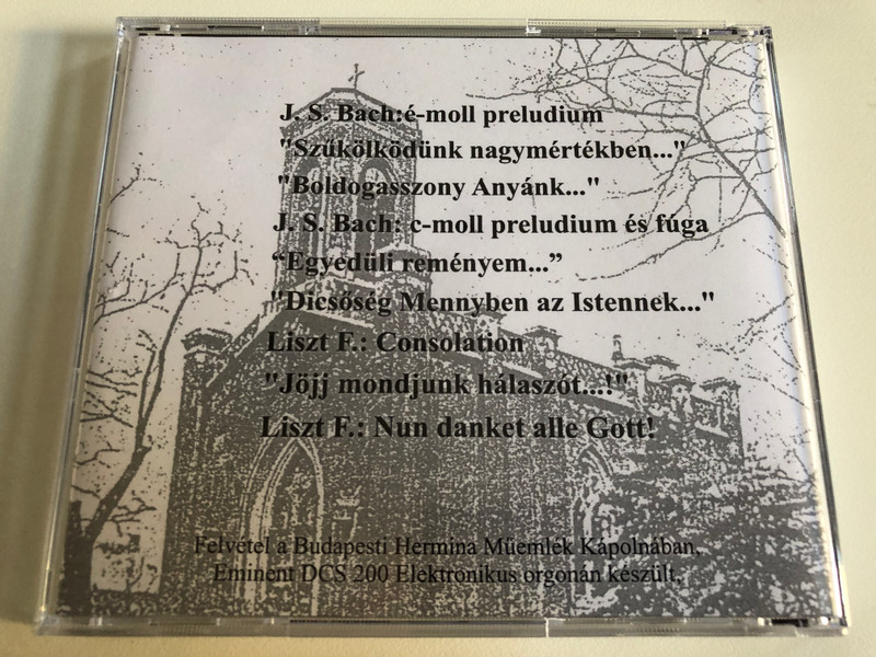 ''Jojj mondjunk halaszot...!'' - Mate Ottilia es a Kapocs Iskola A Enekkara / Vezenyel: Hegedus Szabolcs, Orgona: Hegedus Valer / eminent Audio CD 2003 / DCS 200