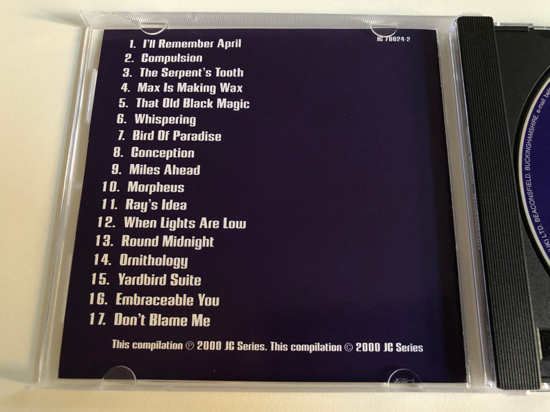 Miles Davis – Ornithology / Master Collection / JC Series Audio CD 2000 / JC 70024-2