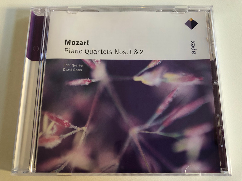 Mozart - Piano Quartets Nr.1 & Nr. 2 / Éder Quartet, Dezső Ránki / Apex Audio CD 2001 / 8573 89090 2