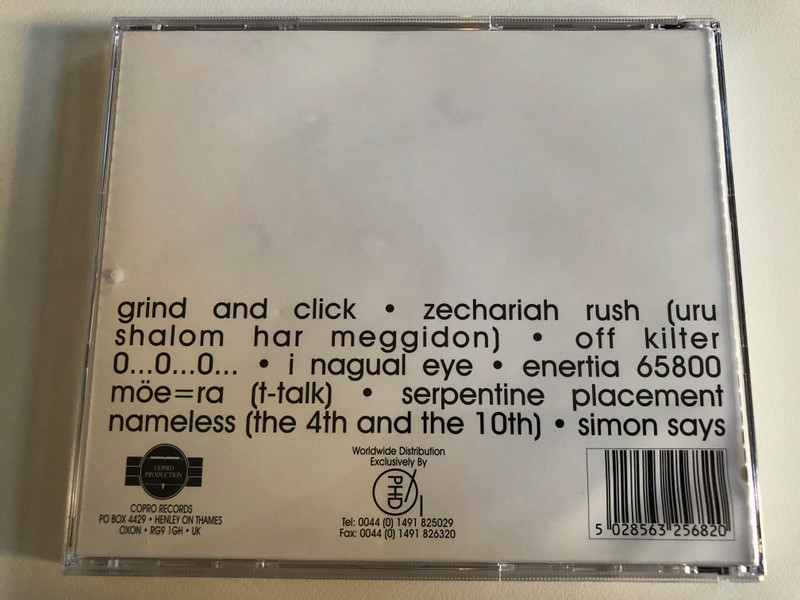 earthtone9 – Off Kilter Enhancement / Copro Records Audio CD 1999 / cop010